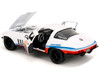 1966 Chevrolet Corvette #66 Racing Spirit White with Graphics Bigtime Muscle Series 1/24 Diecast Model Car Jada 35205