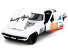 1966 Chevrolet Corvette #66 Racing Spirit White with Graphics Bigtime Muscle Series 1/24 Diecast Model Car Jada 35205