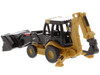 CAT Caterpillar 420E Backhoe Loader Yellow Micro Constructor Series Diecast Model Diecast Masters 85973DB