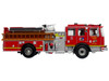 KME Predator Fire Engine #8 Los Angeles County Fire Department Red 5 Alarm Series Limited Edition to 750 pieces Worldwide 1/64 Diecast Model Iconic Replicas 64-0455