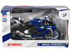 Yamaha YZF R1 Motorcycle Blue 1/12 Diecast Model New Ray Motorcycle 57803C