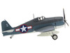 Grumman F6F 3 Hellcat Fighter Aircraft Ruth Less Lt Oscar Chenoweth VF 38 Segi Point Airstrip New Georgia Island 1943 United States Navy Air Power Series 1/72 Diecast Model Hobby Master HA1118