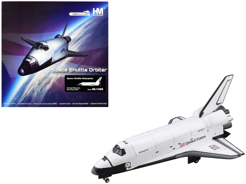 NASA Space Shuttle Enterprise Intrepid Museum New York 2012 Airliner Series 1/200 Diecast Model Hobby Master HL1409