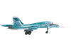 Sukhoi Su 34 Fullback Fighter Bomber Aircraft Battle for Kyiv 277th Bomber Aviation Regiment Khurba Air Force Base 2022 Russian Air Force Air Power Series 1/72 Diecast Model Hobby Master HA6308