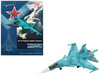 Sukhoi Su 34 Fullback Fighter Bomber Aircraft Battle for Kyiv 277th Bomber Aviation Regiment Khurba Air Force Base 2022 Russian Air Force Air Power Series 1/72 Diecast Model Hobby Master HA6308