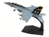 Boeing F A 18F Super Hornet Fighter Aircraft VFA 103 Jolly Rogers 75th Anniversary 2018 United States Navy 1/100 Diecast Model Airplane FS065C