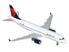 Airbus A320 Commercial Aircraft Delta Air Lines N376NW White with Red and Blue Tail Gemini 200 Series 1/200 Diecast Model Airplane GeminiJets G2DAL963