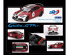 Alfa Romeo Giulia GTAm #99 Rosso GTA Red with Carbon Top and Stripes Centro Stile Livery 1/64 Diecast Model Car BBR BBRDIE6412