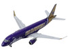 Embraer ERJ 175 Commercial Aircraft Alaska Airlines Horizon Air University of Washington Huskies N662QX Purple with Gold Tail 1/400 Diecast Model Airplane GeminiJets GJ2251