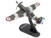 Morane Saulnier MS 406 Fighter Aircraft 3 4 Escadrille GC II 3 Armee de l Air French Air Force 1940 Planes of World War II Series 1/72 Diecast Model Airplane Luppa LCM028