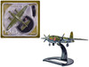 Martin B 26B Marauder Bomber Aircraft QQQQ 556th Bomb Squadron 387th Bomb Group United States Army Air Forces 1943 Planes of World War II Series 1/144 Diecast Model Airplane Luppa LCM040