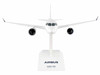 Airbus A220 300 Commercial Aircraft Airbus C FFDO White with Blue Tail Snap Fit 1/100 Plastic Model Skymarks SKR991