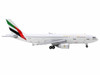 Airbus A300 600R Commercial Aircraft Emirates Airlines A6 EKC White with Striped Tail 1/400 Diecast Model Airplane GeminiJets GJ2231