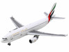 Airbus A300 600R Commercial Aircraft Emirates Airlines A6 EKC White with Striped Tail 1/400 Diecast Model Airplane GeminiJets GJ2231