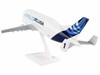 Airbus Beluga 1 Commercial Aircraft Airbus Beluga F GSTA White with Blue Tail Snap Fit 1/200 Plastic Model Skymarks SKR666
