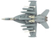Boeing EA 18G Growler Aircraft VAQ 142 Gray Wolves USS Gerald R Ford 2023 United States Navy Air Power Series 1/72 Diecast Model Hobby Master HA5158