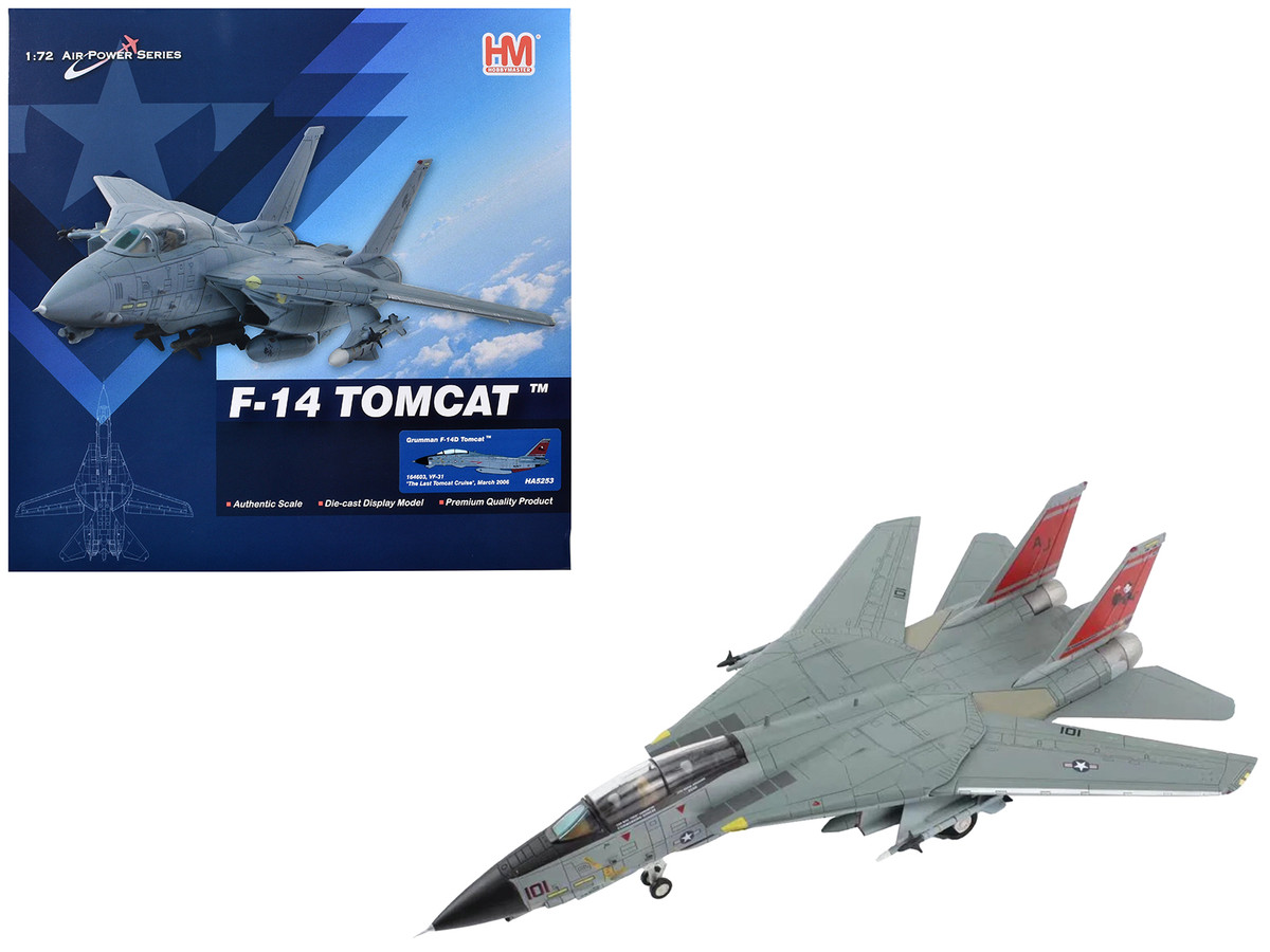 Grumman F 14D Tomcat Fighter Aircraft VF 31 Tomcatters The