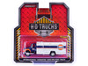 International Durastar 4400 Delivery Truck Gulf Oil Dark Blue and White H D Trucks Series 25 1/64 Diecast Model Car Greenlight 33250B 33250C