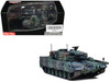 Leopard 2A4 Main Battle Tank with Snorkel NATO Camouflage German Army Armor Premium Series 1/72 Diecast Model Panzerkampf 12226PA