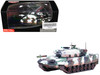Leopard 2A4 Main Battle Tank with Snorkel Winter Camouflage German Army Armor Premium Series 1/72 Diecast Model Panzerkampf 12226PB