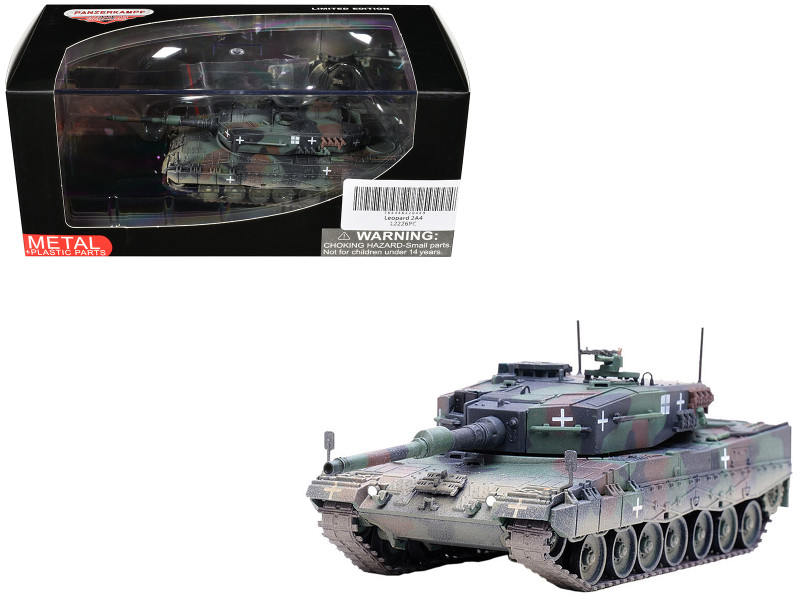 Leopard 2A4 Main Battle Tank with Snorkel Green Camouflage