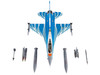 Lockheed F 16C Fighting Falcon Fighter Aircraft 309th Fighter Squadron 56th Operations Group Wild Ducks 2022 United States Air Force 1/72 Diecast Model JC Wings JCW-72-F16-020