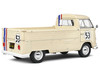 1950 Volkswagen T1 Pickup Truck Racer #53 Cream with Stripes 1/18 Diecast Model Car Solido S1806708