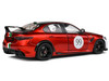 2022 Alfa Romeo Giulia GTAm #99 Red Metallic with Black Top and Italian Flag Stripes Mugello 1969 Livery Competition Series 1/18 Diecast Model Car Solido S1806904