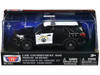 2022 Ford Police Interceptor Utility California Highway Patrol Black and White Law Enforcement and Public Service Series 1/43 Diecast Model Car Motormax 79497