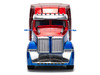 Western Star 57X Truck Tractor Spider Man Blue and Red Metallic Hollywood Rides Series 1/24 Diecast Model Jada 35408