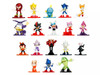 Sonic The Hedgehog Set of 18 Diecast Figures Nano Metalfigs Series Jada 35642