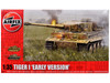 Level 3 Model Kit German Tiger I Early Version Tank with 2 Scheme Options 1/35 Plastic Model Kit Airfix A1363