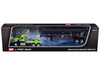 Kenworth W990 Day Cab and MAC Half Round Tandem Axle Dump Trailer Lime Green and Black 1/64 Diecast Model DCP/First Gear 60-1660