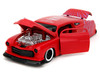 1951 Mercury Matt Red with Purple Stripes and Creep Diecast Figure Creepshow 1982 Movie Hollywood Rides Series 1/24 Diecast Model Car Jada 35426
