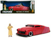 1951 Mercury Matt Red with Purple Stripes and Creep Diecast Figure Creepshow 1982 Movie Hollywood Rides Series 1/24 Diecast Model Car Jada 35426