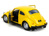 Volkswagen Beetle Bumblebee Yellow Transformers Hollywood Rides Series 1/32 Diecast Model Car Jada 35595