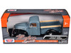 1942 47 Ford Jailbar Pickup Truck Blue and Black Timeless Legends Series 1/24 Diecast Model Car Motormax 79388BL