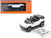2023 GMC Hummer EV SUV White with Black Top 1/64 Diecast Model Car GCD KS-049-360