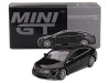 Mercedes Benz EQS 580 4MATIC Black Limited Edition to 2400 pieces Worldwide 1/64 Diecast Model Car Mini GT MGT00694