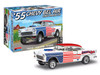 Level 4 Model Kit 1955 Chevrolet Bel Air Street Machine 2-in-1 Kit 1/24 Scale Model Revell 14519