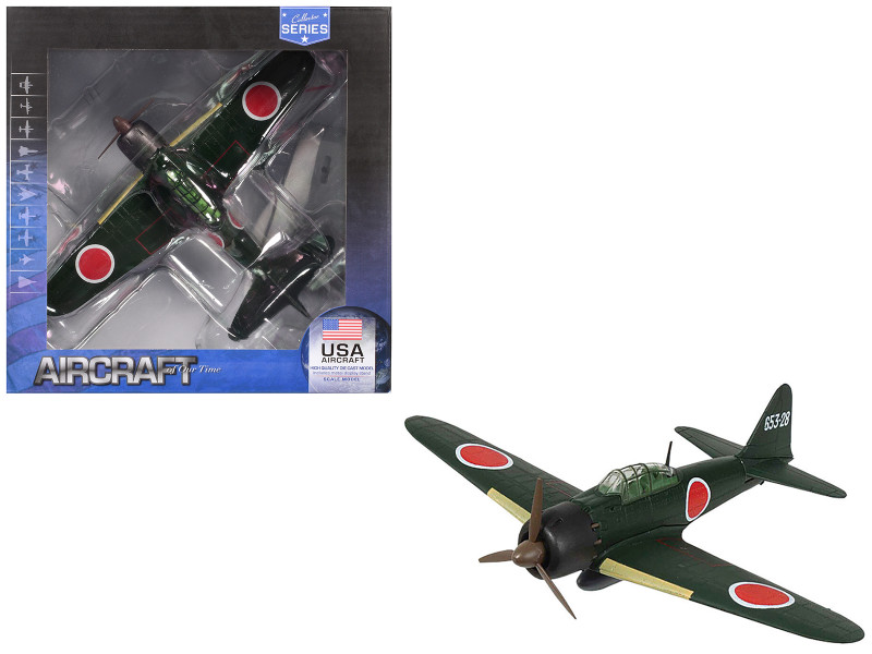 Mitsubishi A6M5 Type 52 Zero Fighter Aircraft 261st Naval Air Corps Imperial Japanese Navy Air Service Collector Series 1/72 Diecast Model Air Force 1 AF1-0146