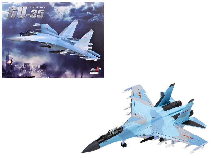 Sukhoi Su 35 Flanker Fighter Aircraft People s Liberation Army Air Force 1/48 Diecast Model Air Force 1 AF1-0156