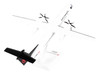 Bombardier Q400 Commercial Aircraft Air Canada C FSRZ White with Black Tail Snap Fit 1/100 Plastic Model Skymarks SKR1009