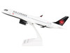 Airbus A220 300 Commercial Aircraft Air Canada C GROV White with Black Tail Snap Fit 1/100 Plastic Model Skymarks SKR1045