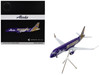 Embraer ERJ 175 Commercial Aircraft Alaska Airlines Horizon University of Washington Huskies N662QX Purple with Gold Tail Gemini 200 Series 1/200 Diecast Model Airplane GeminiJets G2ASA1287