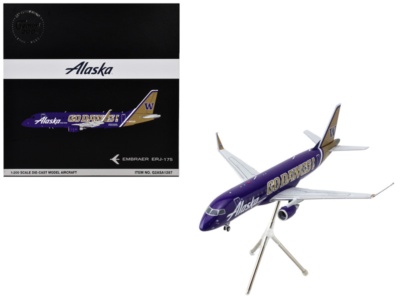 アラスカ　クーガーズ　ERJ-175　1/400 Embraer ERJ-175 Commercial Aircraft 
