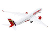 Airbus A350 900 Commercial Aircraft with Flaps Down Air India VT JRH White with Tail Graphics 1/400 Diecast Model Airplane GeminiJets GJ2254F