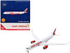 Airbus A350 900 Commercial Aircraft with Flaps Down Air India VT JRH White with Tail Graphics 1/400 Diecast Model Airplane GeminiJets GJ2254F