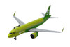 Airbus A320neo Commercial Aircraft S7 Airlines RA 73428 Green Two Tone 1/400 Diecast Model Airplane GeminiJets GJ2264