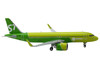 Airbus A320neo Commercial Aircraft S7 Airlines RA 73428 Green Two Tone 1/400 Diecast Model Airplane GeminiJets GJ2264